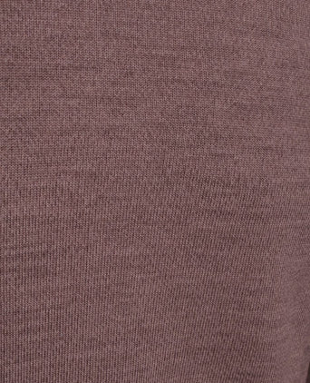 Pullover merinowol aubergine