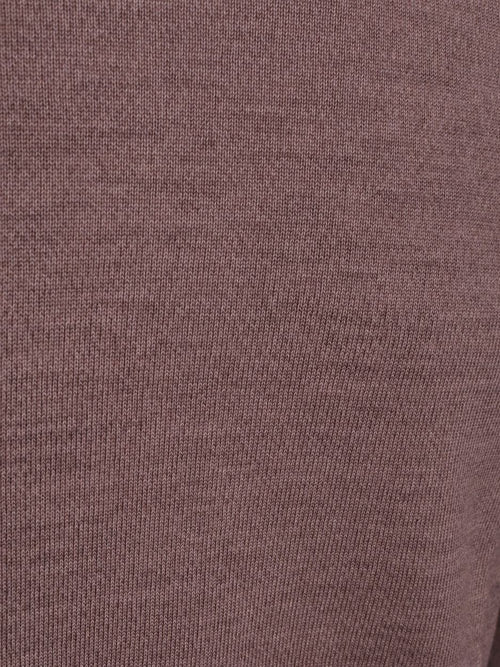 Pullover merinowol aubergine