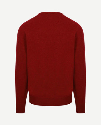 Pullover lamswol v poppy