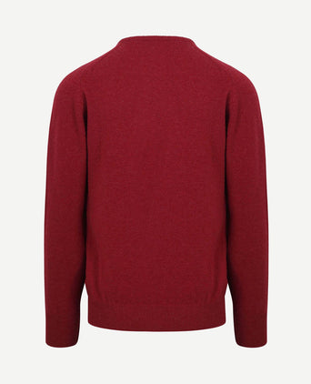 Pullover lamswol o poppy mellange