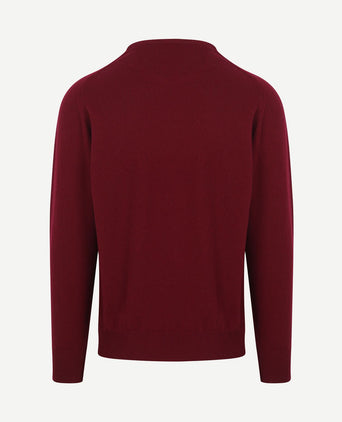 Pullover lamswol bordeaux