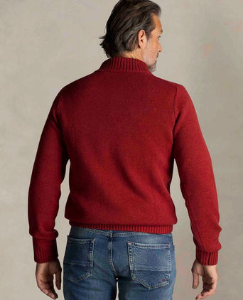 Pullover mocker adan cherry red