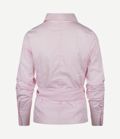 Wikkel blouse julia streep roze