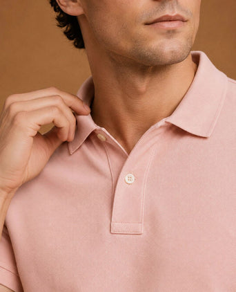 The rene poloshirt roze