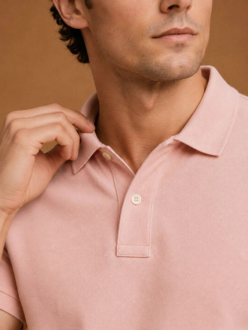 The rene poloshirt roze