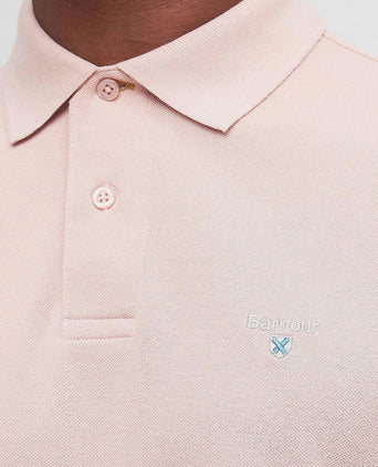Pique polo lichtroze