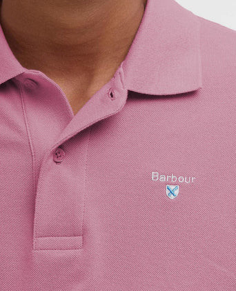 Pique polo true roze