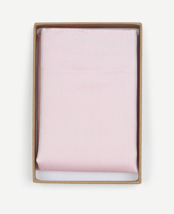 Suitable zijde pochet lichtroze