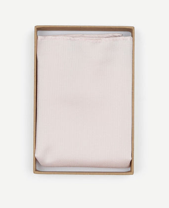 Zijde pochet apricot roze