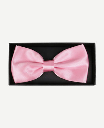 Satijnen strik roze