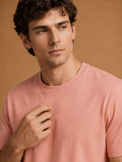 The steve t-shirt roze