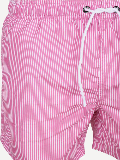 Zwembroek pin stripe fuchsia