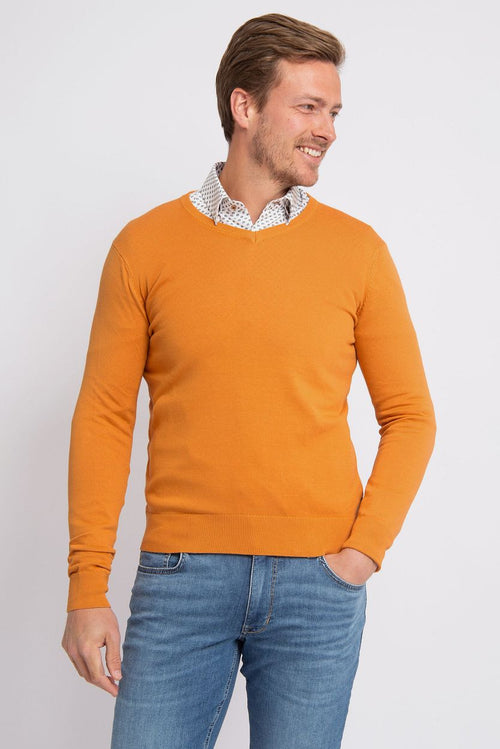 Respect vinir pullover oranje