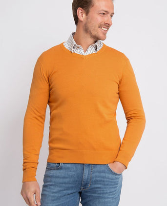 Respect vinir pullover oranje
