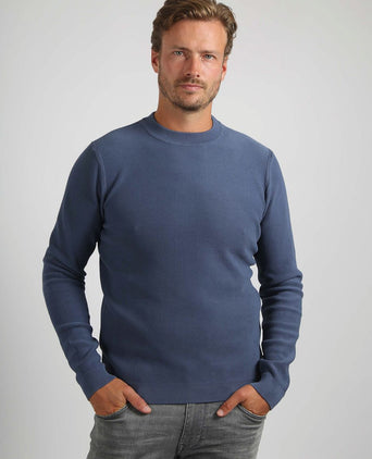 Respect mamase pullover mid blauw