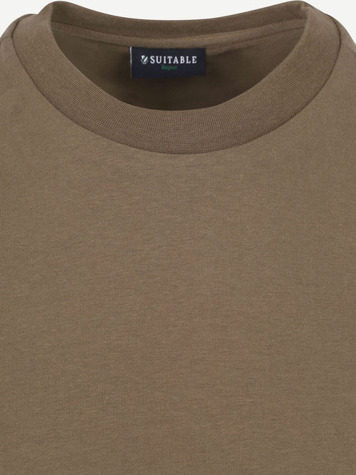 Suitable respect t-shirt hi taupe