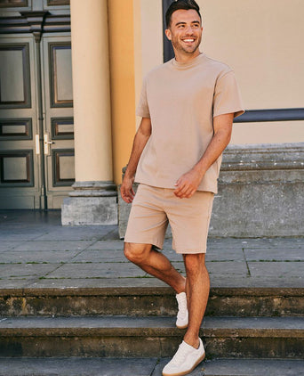 Rink t-shirt heavy jersey taupe
