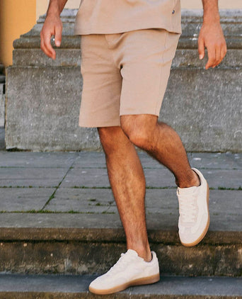 Rink short heavy jersey taupe