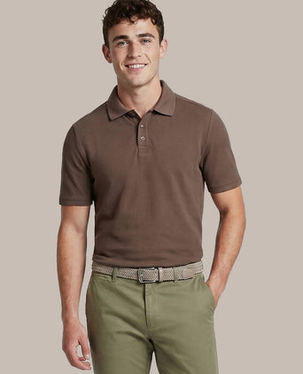 Respect polo tiger bruin