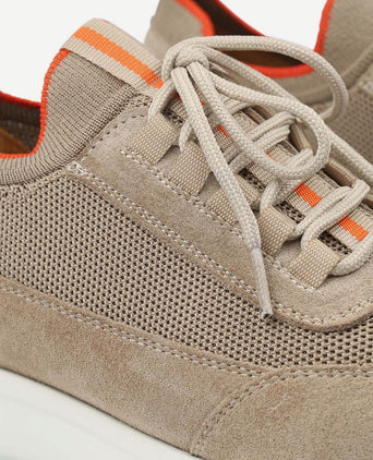 Sneaker suede beige