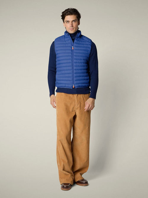 Save the duck bodywarmer adam blauw | Regular-fit