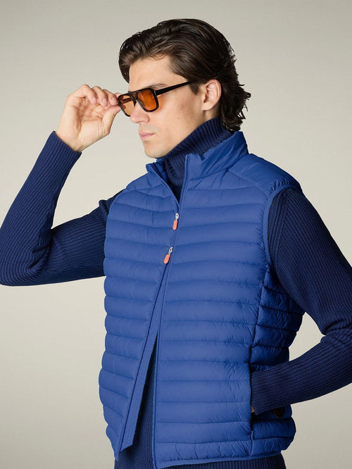 Bodywarmer adam blauw