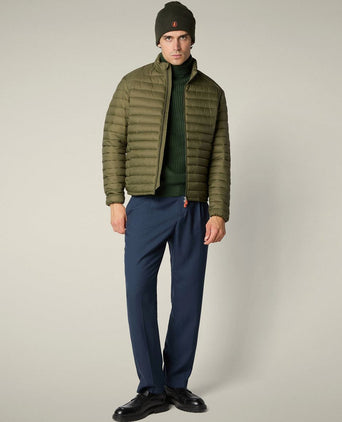 Save the duck jas alex olijfgroen | Slim-fit