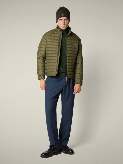 Save the duck jas alex olijfgroen | Slim-fit