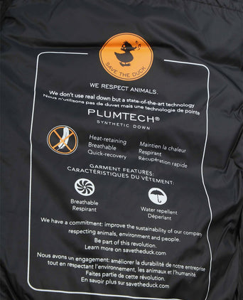 Save the duck jas donald zwart | Slim-fit