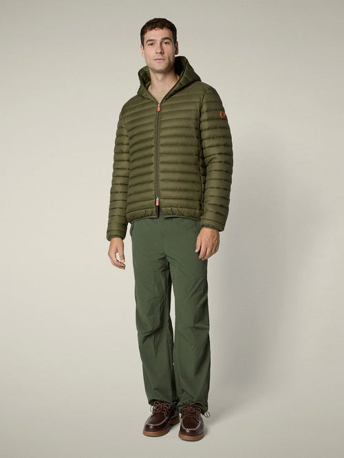 Save the duck jas Giga donald olijfgroen | Slim-fit