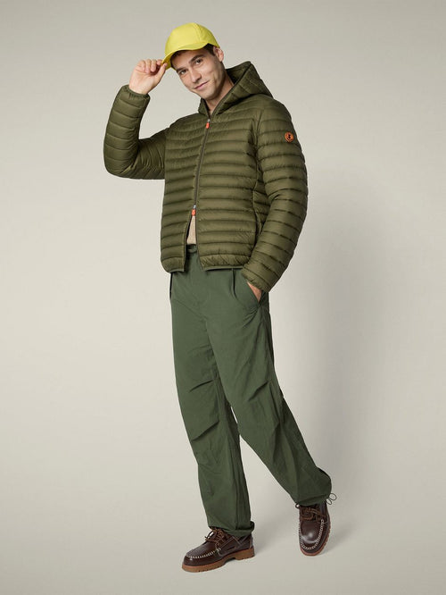 Save the duck jas Giga donald olijfgroen | Slim-fit