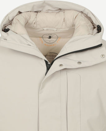 Save the duck jas phrys ecru | Slim-fit