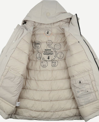 Save the duck jas phrys ecru | Slim-fit