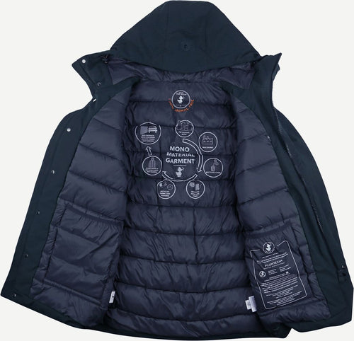 Jas phrys donkerblauw