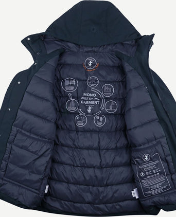 Jas phrys donkerblauw
