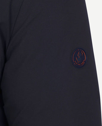 Jas sesle hood donkerblauw