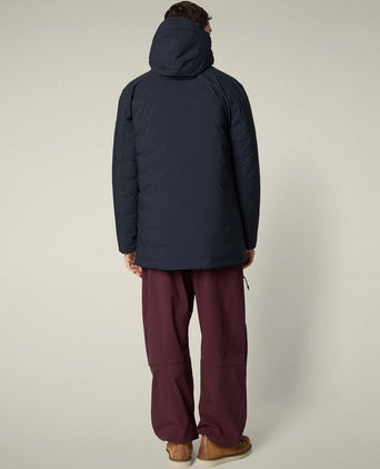 Jas sesle hood donkerblauw