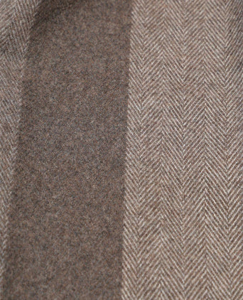 Sjaal softfeel herringbone bruin