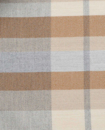 Sjaal softfeel ruiten beige