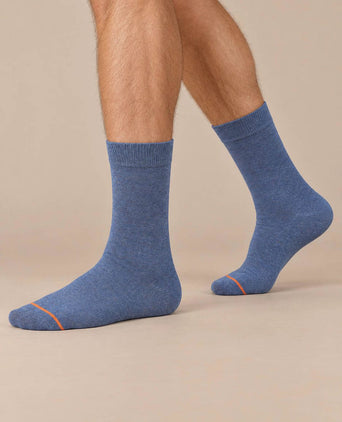 Sokken bio indigo blauw