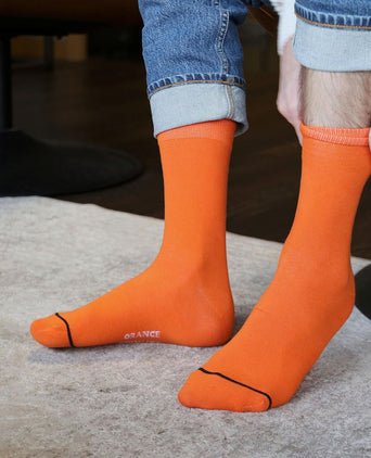 Sokken bio oranje