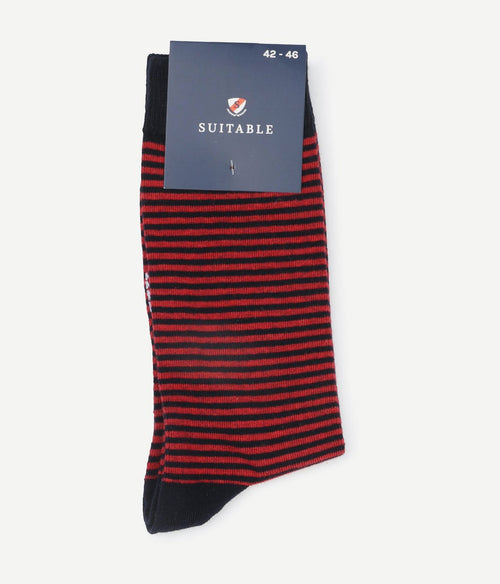 Suitable sokken streep rood