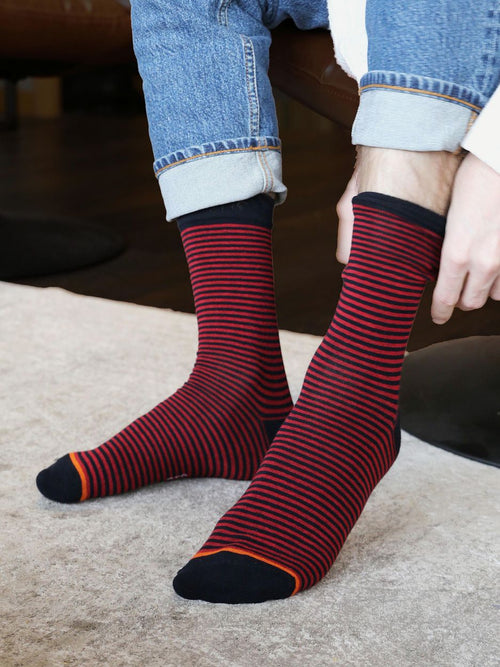 Suitable sokken streep rood