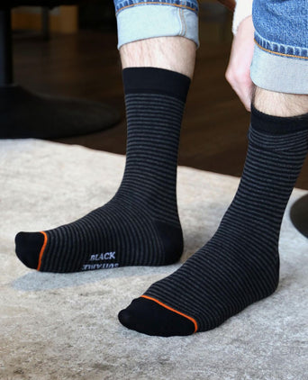 Suitable sokken streep antraciet