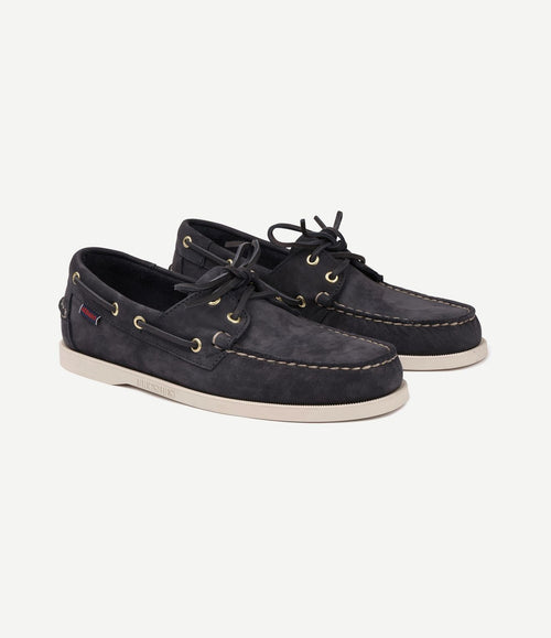 Bootschoenen docksides portland donkerblauw