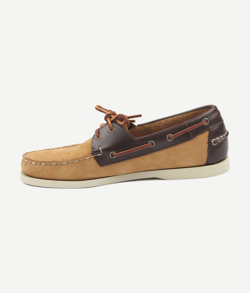 Sebago bootschoenen docksides portland beige bruin