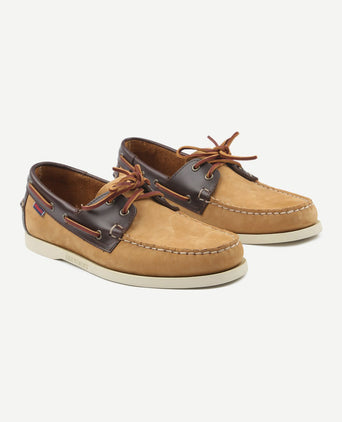 Sebago bootschoenen docksides portland beige bruin