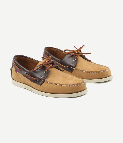 Sebago bootschoenen docksides portland beige bruin