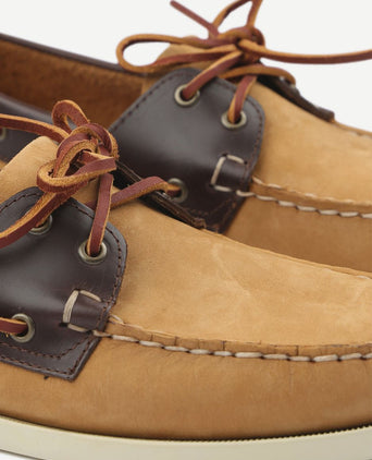 Sebago bootschoenen docksides portland beige bruin