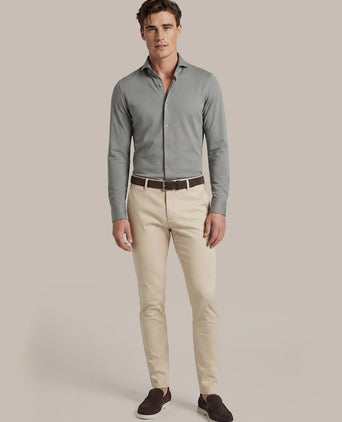 Sorona overhemd mid grijs